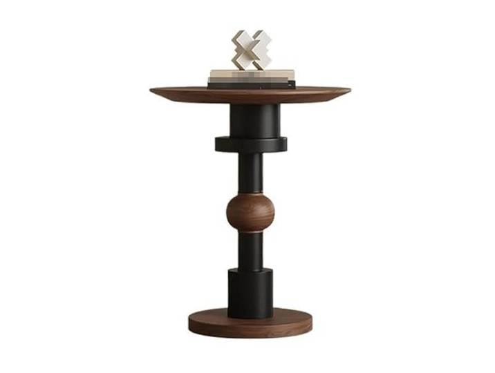 YCCHAH Sofatisch Retro Holz Beistelltisch Wohnzimmer Home Kleine Wohnung Kreative Runde Wohnzimmer-Beistelltisch