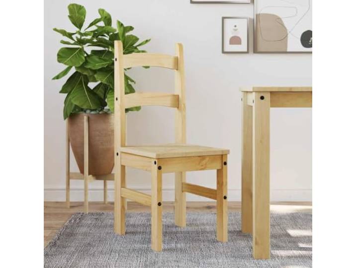 KGHFDVB Esszimmerstühle 2 STK. Massivholz Kiefer 40x46x99 cm Holzstühle Minimalistisches Design, natürliche Optik, vielseitig einsetzbar, Küche, Esszimmer, Wohnzimmer