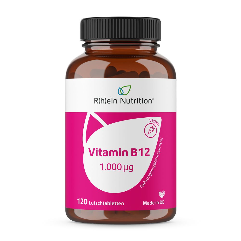 Vitamin B12 1.000 µg Lutschtabletten vegan 120 St