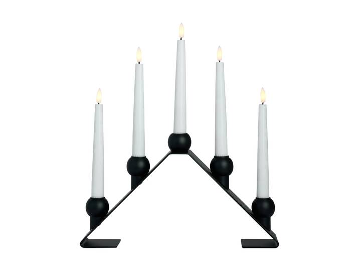 Watt & Veke Bougeoir de l Avent Luna Black'