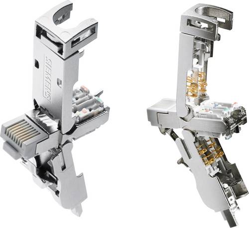 Siemens 6GK1901-1BB12-2AE0 IE FC RJ45 Plug 180 4x2, RJ45 Steckverbinder, CAT6A, FC Anschlusstechnik 6GK19011BB122AE0 Polzahl