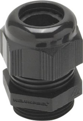 Helukabel 903553 Kabelverschraubung mit reduziertem Dichteinsatz, mit Vibrationsschutz M16 Polyamid Schwarz (RAL 9005)