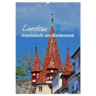 Lindau - Inselstadt am Bodensee (Wandkalender 2027 DIN A2 hoch), CALVENDO Monatskalender