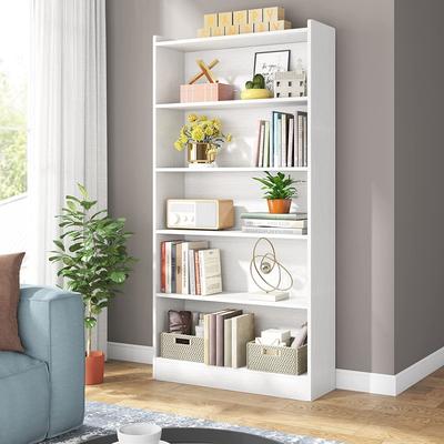 YUZHOU 6-Tier Open Bookcase, 72-inch Large Tall Bookshelf with Storage Shelve