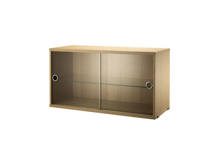 String String Vitrinenschrank Eiche, 78x30 cm