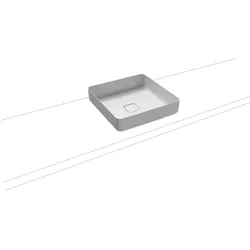 Kaldewei Waschtisch-Schale Miena, Modell 3184 ohne Überlauf 400x400, 909506003001 909506003001