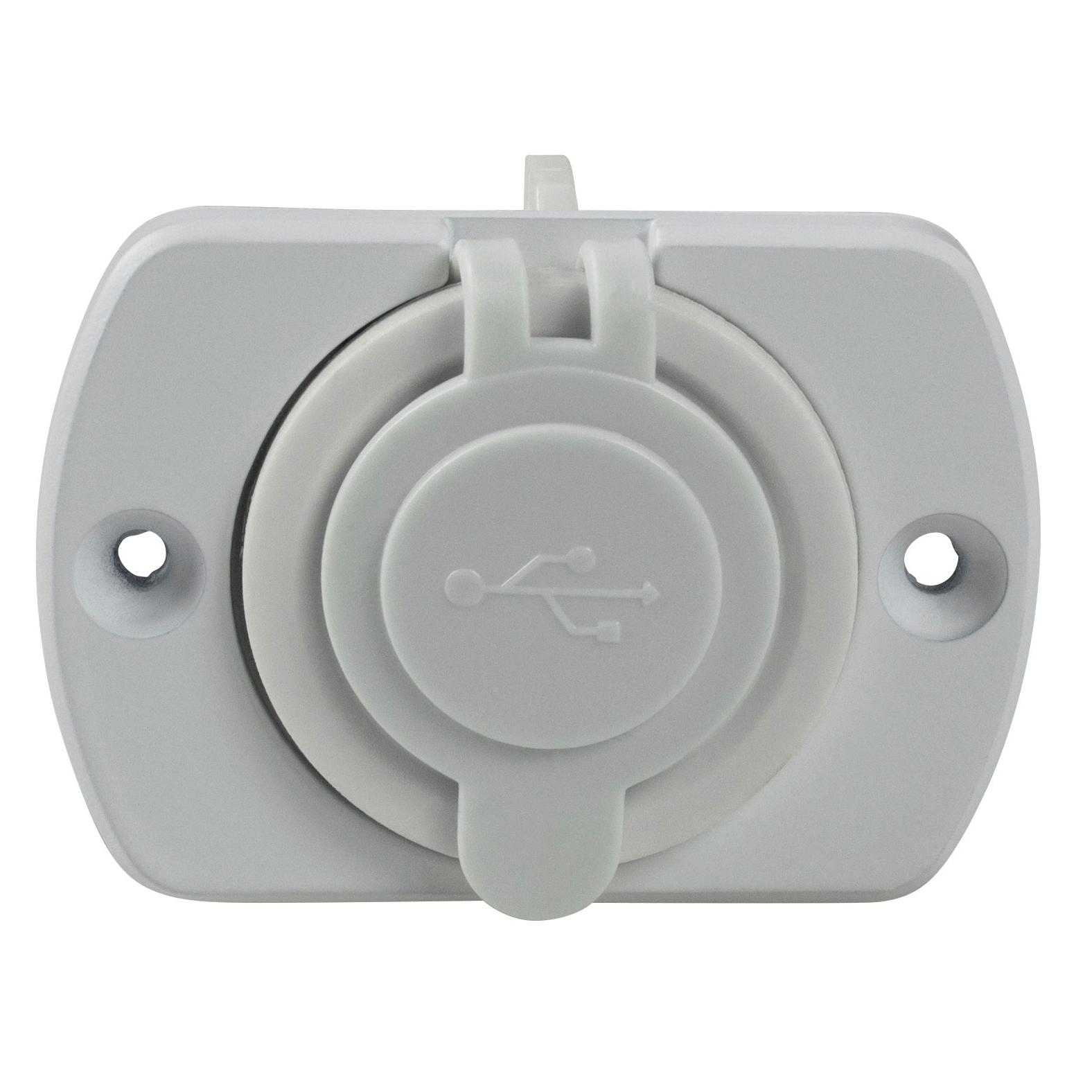 As - Schwabe USB Einbausteckdose mit zwei USB Ports (61464)