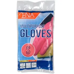 Abena ENA Multipurpose Chemikalien Schutzhandschuhe rot S Gr. 6,5-7 hergestellt aus Gummi Latex, Lebensmittel geeignet