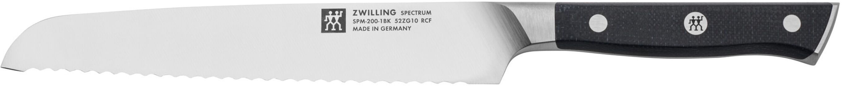 Zwilling Cuchillo para pan Spectrum . Negro