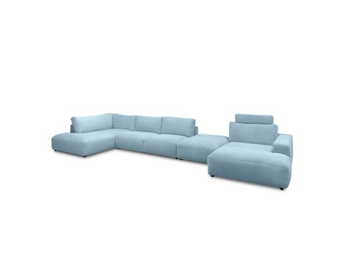 Musterring Lucia Wohnlandschaft Cord mit Zwischenhocker - Cord l