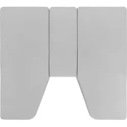 Walra Spannbetttuch Jersey stretch Multifit Hellgrau für Einzelbetten 3-teilig
