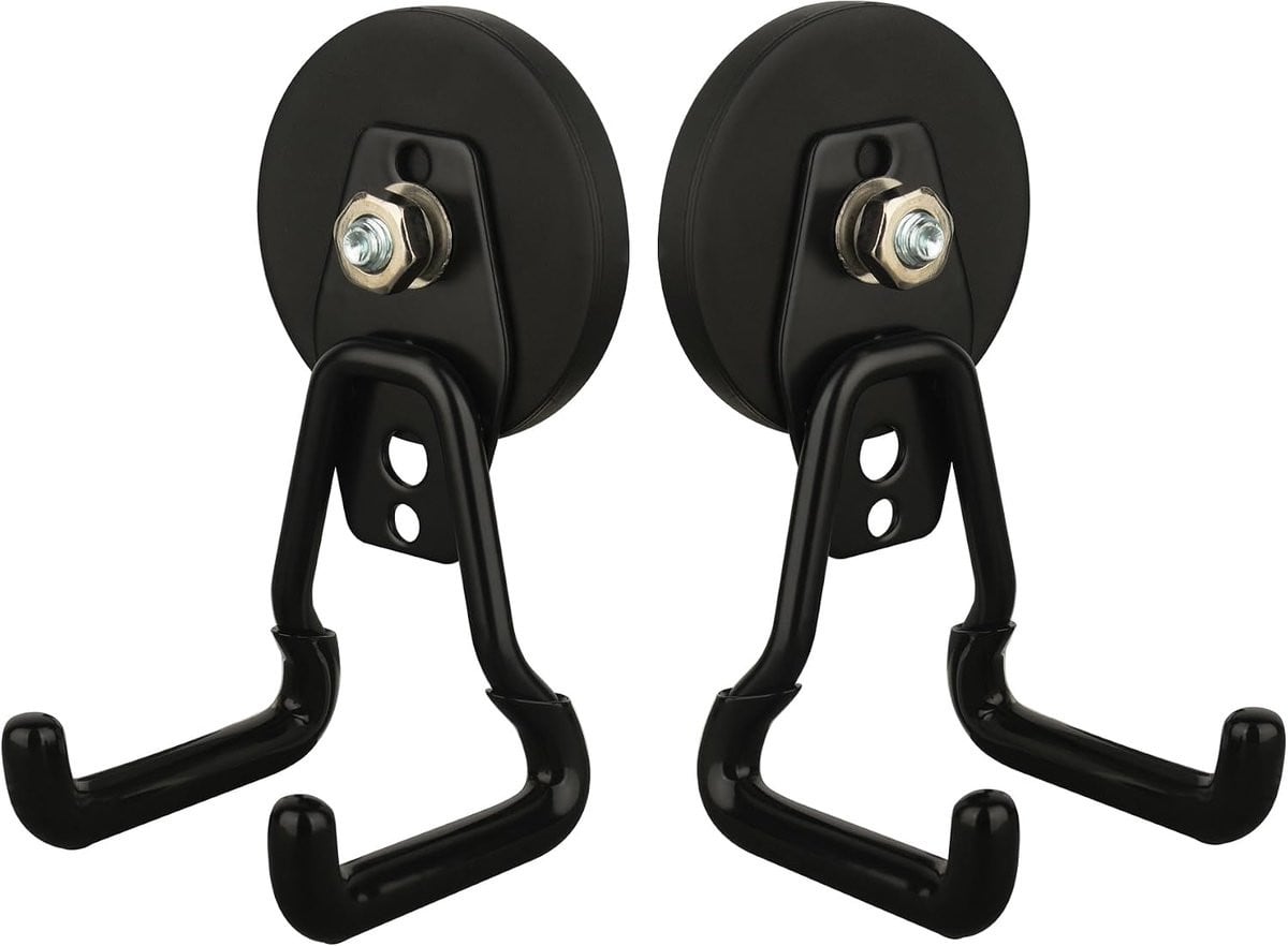 MUTUACTOR Magnetische haken, 2 stuks, krasbestendige haken voor zware belasting