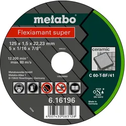 Metabo Flexiamant super Keramik, Trennscheibe, gerade Ausführung - 616196000