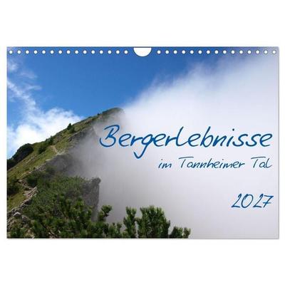Bergerlebnisse im Tannheimer Tal (Wandkalender 2027 DIN A4 quer), CALVENDO Monatskalender
