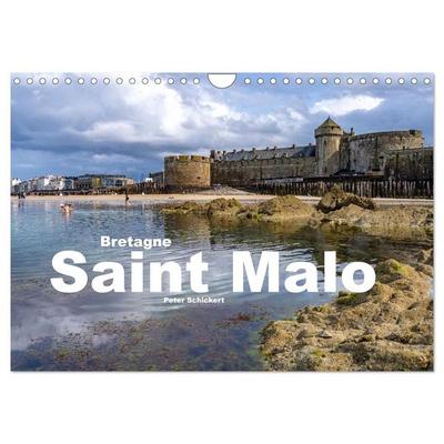 Bretagne - Saint Malo (Wandkalender 2027 DIN A4 quer), CALVENDO Monatskalender