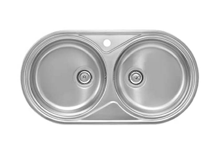 Roca a870920901 - Spüle 2 Becken Edelstahl