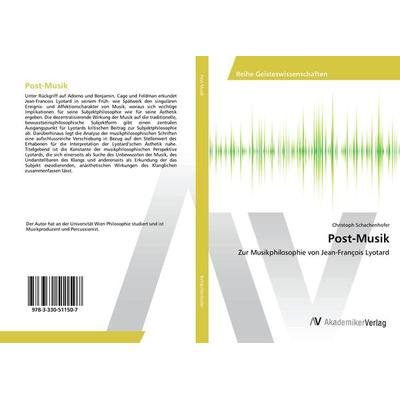 Post-Musik, Taschenbuch von Christoph Schachenhofer, AV Akademikerverlag, 978-3-330-51150-7