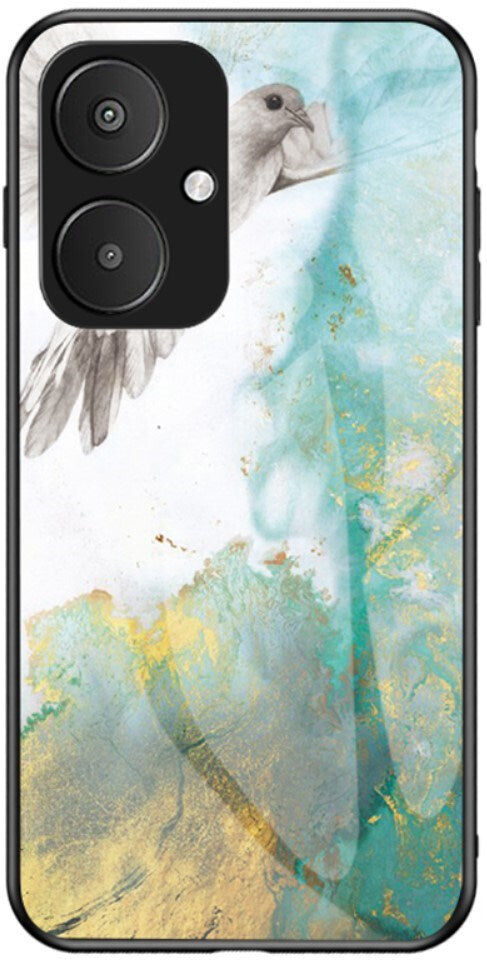 EIDERWOOD Xiaomi Redmi 13C (5G) Plastik Bagside Cover m. Glasbagside - Due Marmor