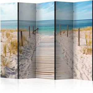 Artgeist Paravent Holiday at seaside, innen 5-tlg., aus Holz / Stoff, einseitig bedruckt, 225 x 172 cm