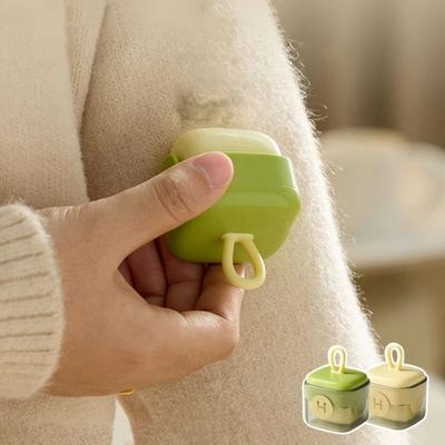 Uplifted Goods Reusable Washable Lint Remover Clothes Hair Sticky Roller Portable Pet Hair Dust Brush green