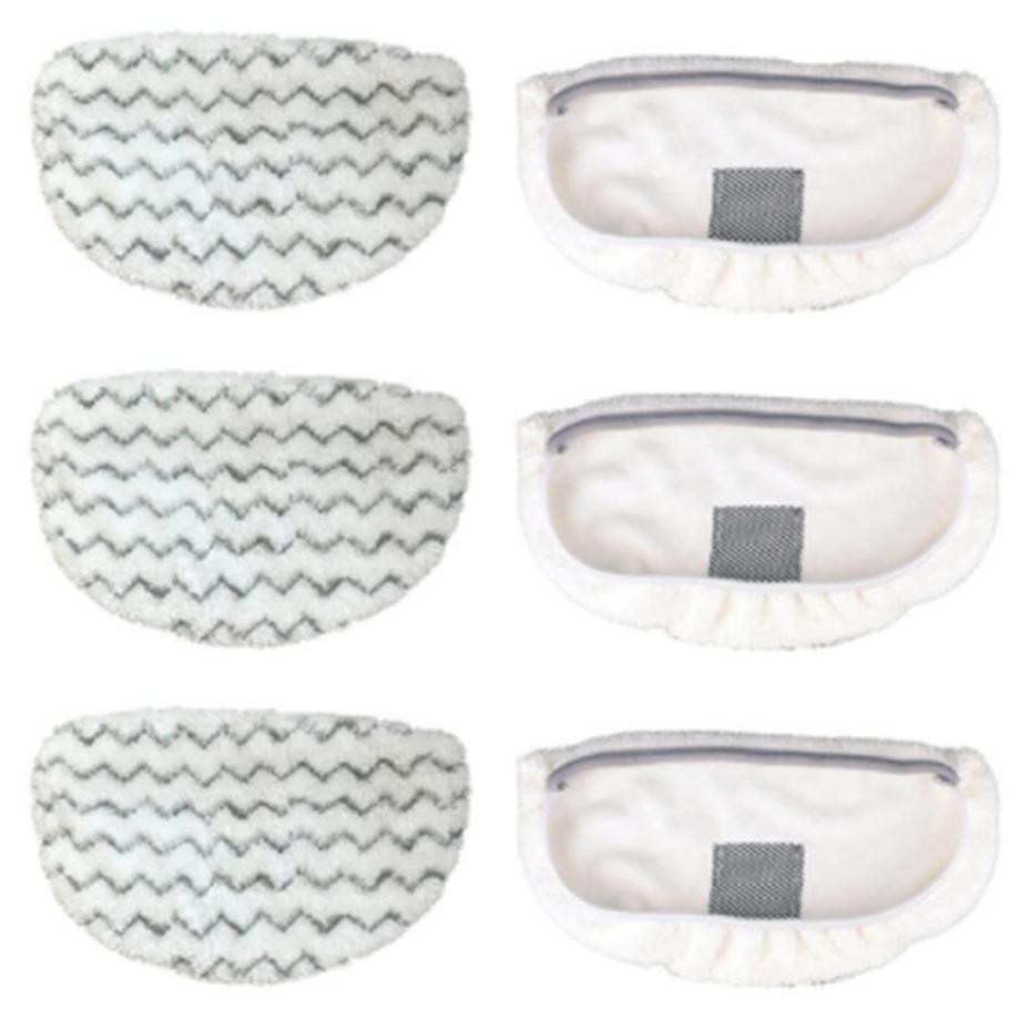 Dripio Stoomreinigingspads 6 stuks compatibel met Bissell PowerFresh klein