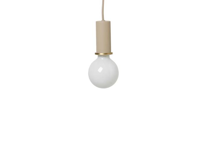 Ferm Living - Socket Pendelleuchte Low, beige