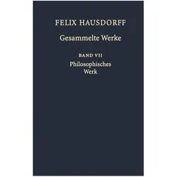 Felix Hausdorff Gesammelte Werke, Fachbücher von Felix Hausdorff