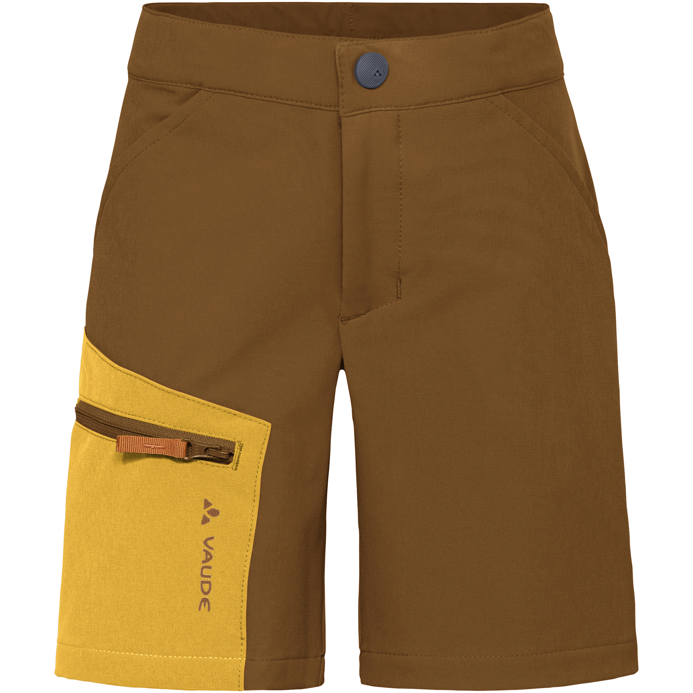 Vaude Rokua Kinder Kurze Hosen braun Größe 158 Trekking Wasserabweisend Wasserabweisend