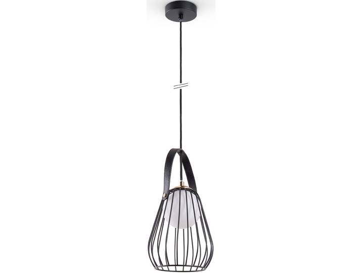 PACO HOME Pendelleuchte RICARDA , schwarz, Ø 18cm H: 177cm, Leuchten, Wohnzimmer Vintage G9 Käfigleuchte Esszimmer Metall Industrial, Pendelleuchte