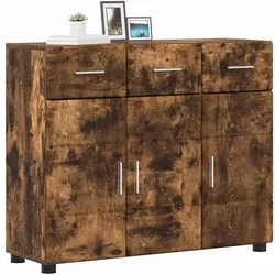 vidaXL, Kommode + Sideboard, Calonica (Sideboard mit 3 Schubladen und 3 Türen) (30.50 x 88.50 x 73 cm)
