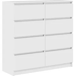 vidaXL Sideboard Weiß 100x35x99 cm Holzwerkstoff
