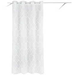 Collection Noblesse Ösenschal Wella 140 x 245 cm Polyester Weiß