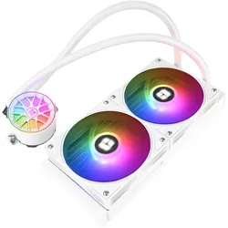 Thermalright Kit Watercooling AIO Aqua Elite V6 RGB - 240mm (Blanc), CPU Wasserkühler, Mehrfarbig, Weiss
