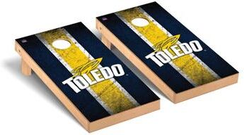 Skip's Garage University of Toledo Rockets Vintage Cornhole Board Set