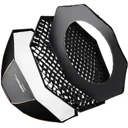 Walimex pro pro Octagon PLUS OL Ø90 (Softbox, 90 cm), Softbox + Reflektor
