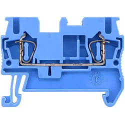 Siemens, Verteilerschrank Zubehör, 8WH DIN-Schienen Anschlussklemmenblock Blau, 2.5mm2, 800 V / 31A, Federklemme