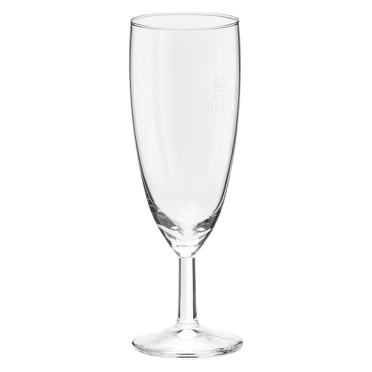 Bormioli Rocco WELLCO Sektkelch /-/ 0,10l (10 cl, 1 Glas, Sektgläser) (VAN WELL) Mindestbestellmenge: 6 Stück