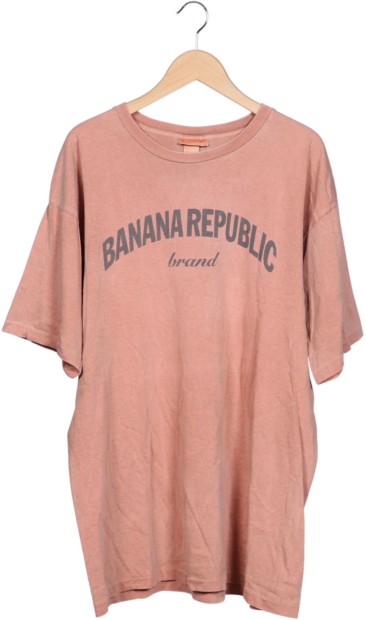 Banana Republic Herren T-Shirt, Pink, Gr. L, Baumwolle - Second Hand