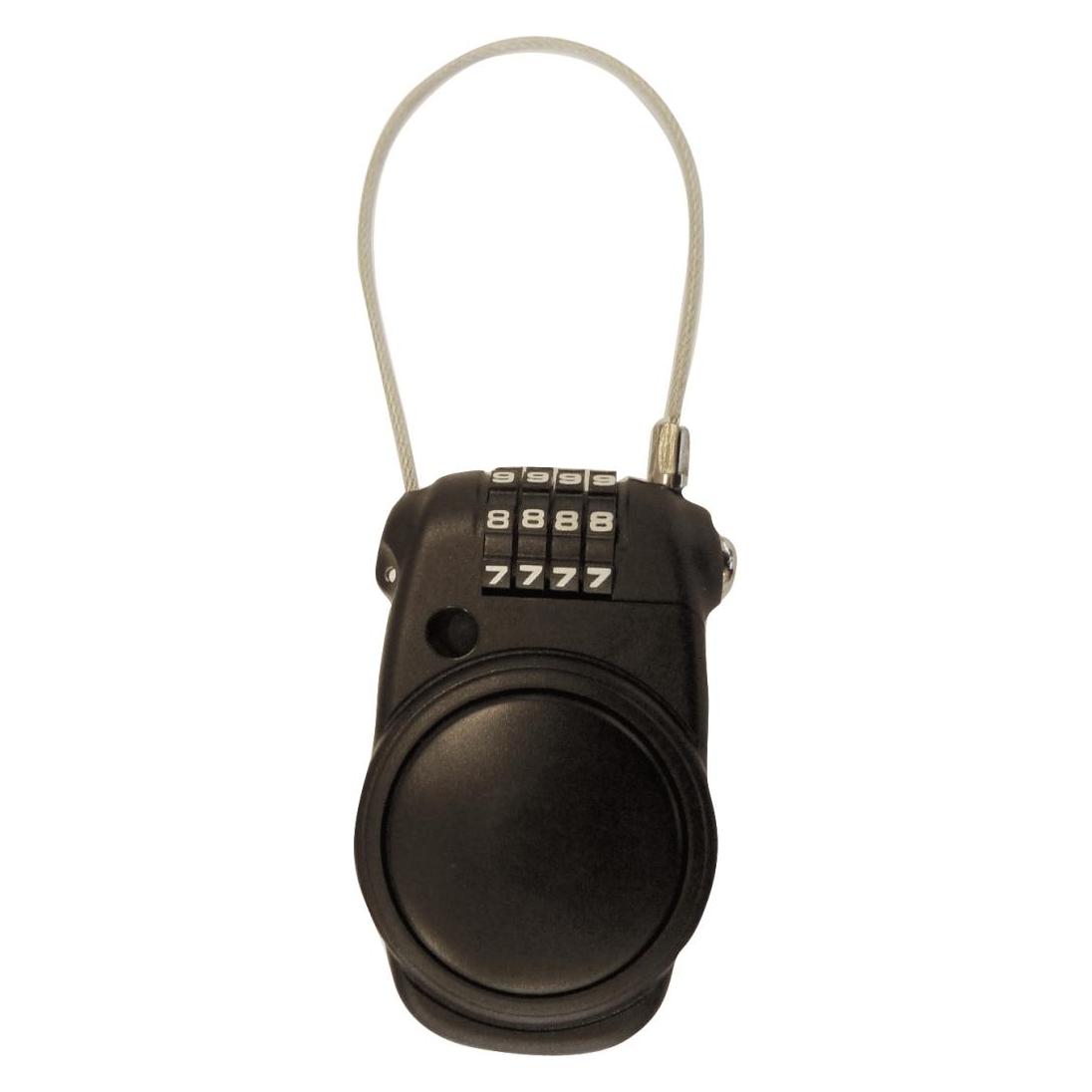 Kappa KS220 CABEL LOCK mit Schlosskombination sw. (100 cm) (KS220)
