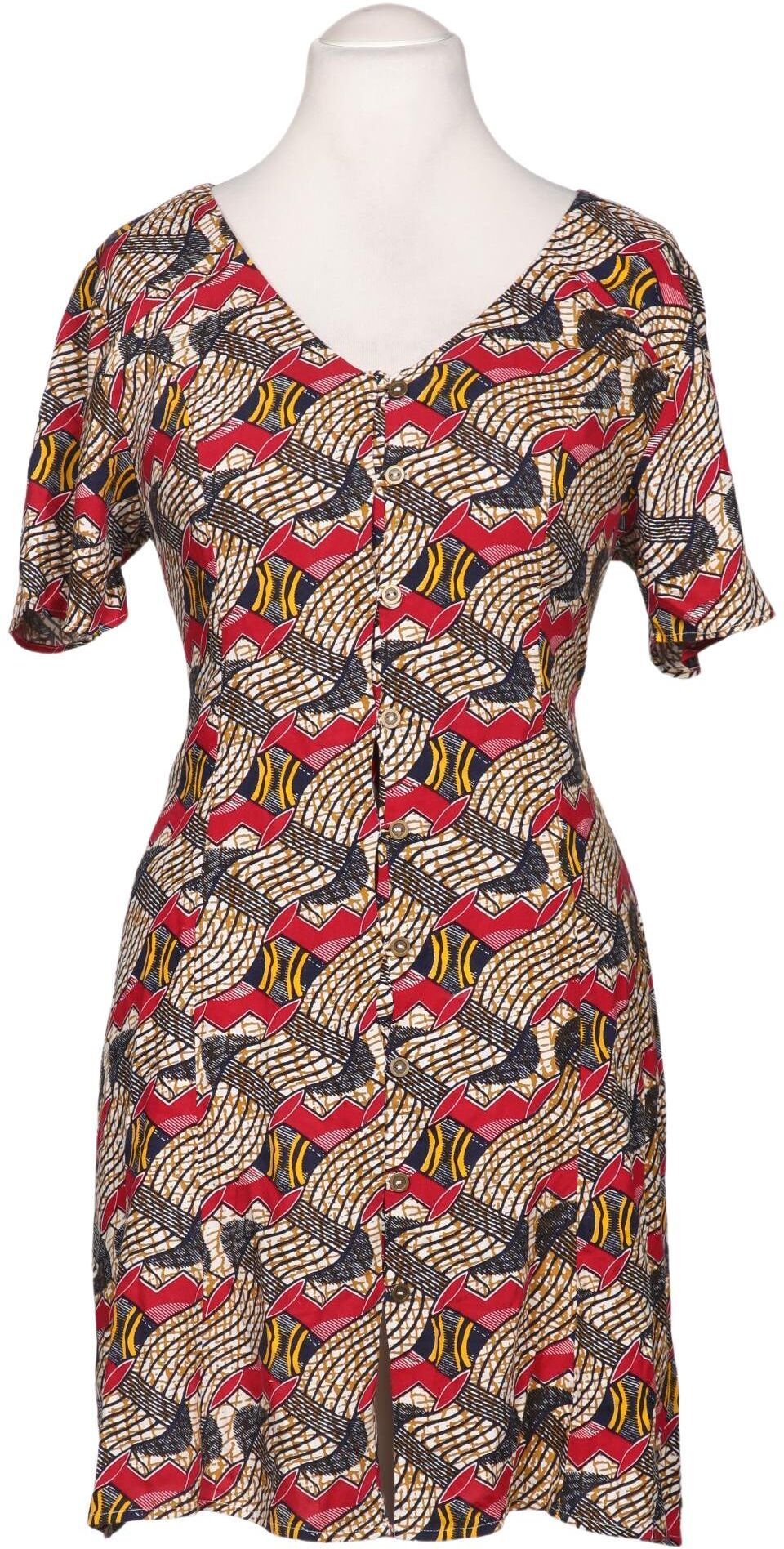 Element Damen Kleid, Mehrfarbig, Gr. L, Viskose - Second Hand