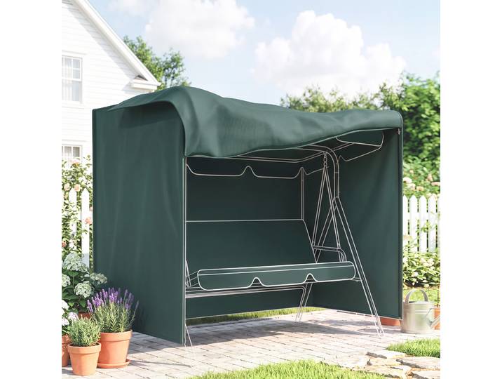 Outsunny Housse Balancelle Jardin Oxford 177x114x152cm Vert Foncé