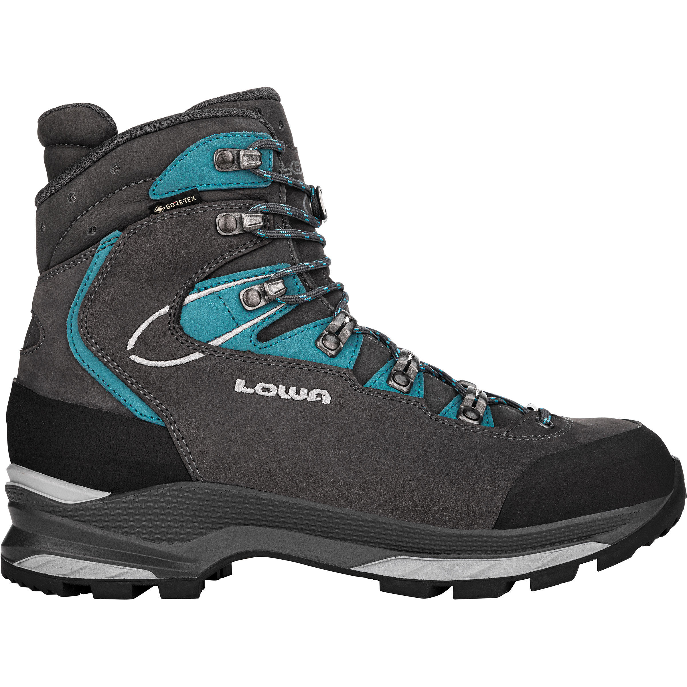 Lowa Mauria Evo GTX Wide Damen Wanderschuhe grau Größe 38 Camping Wasserdicht