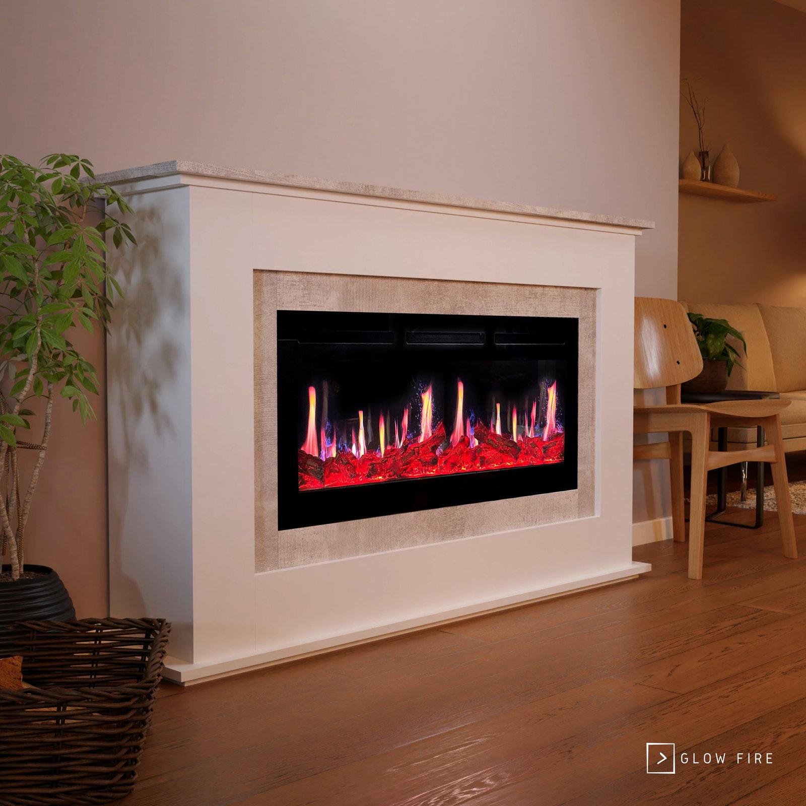 Glow Fire SCM-4 Elektrokamin Screen Motion