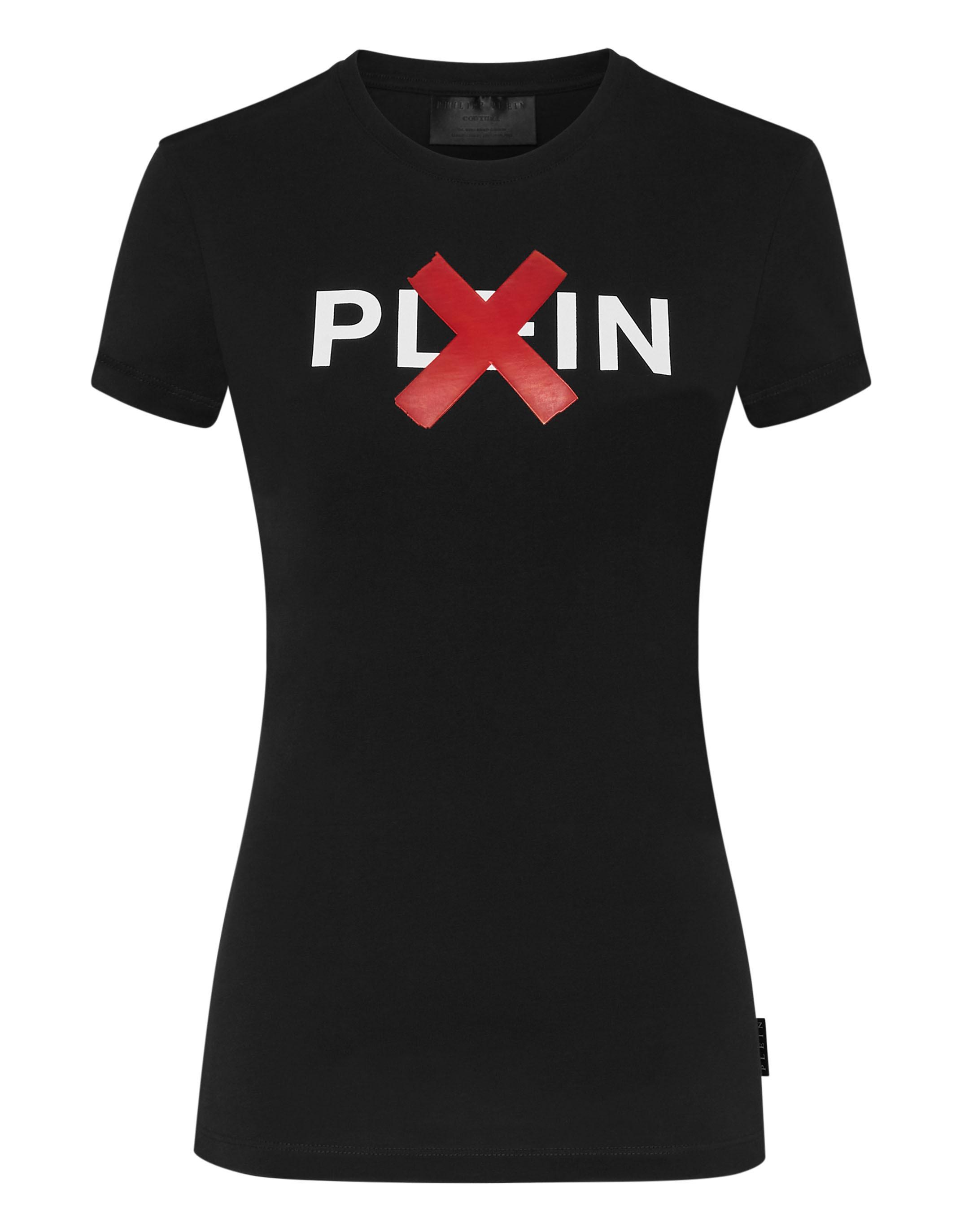 Philipp Plein T-Shirt mit Rundhals - Schwarz