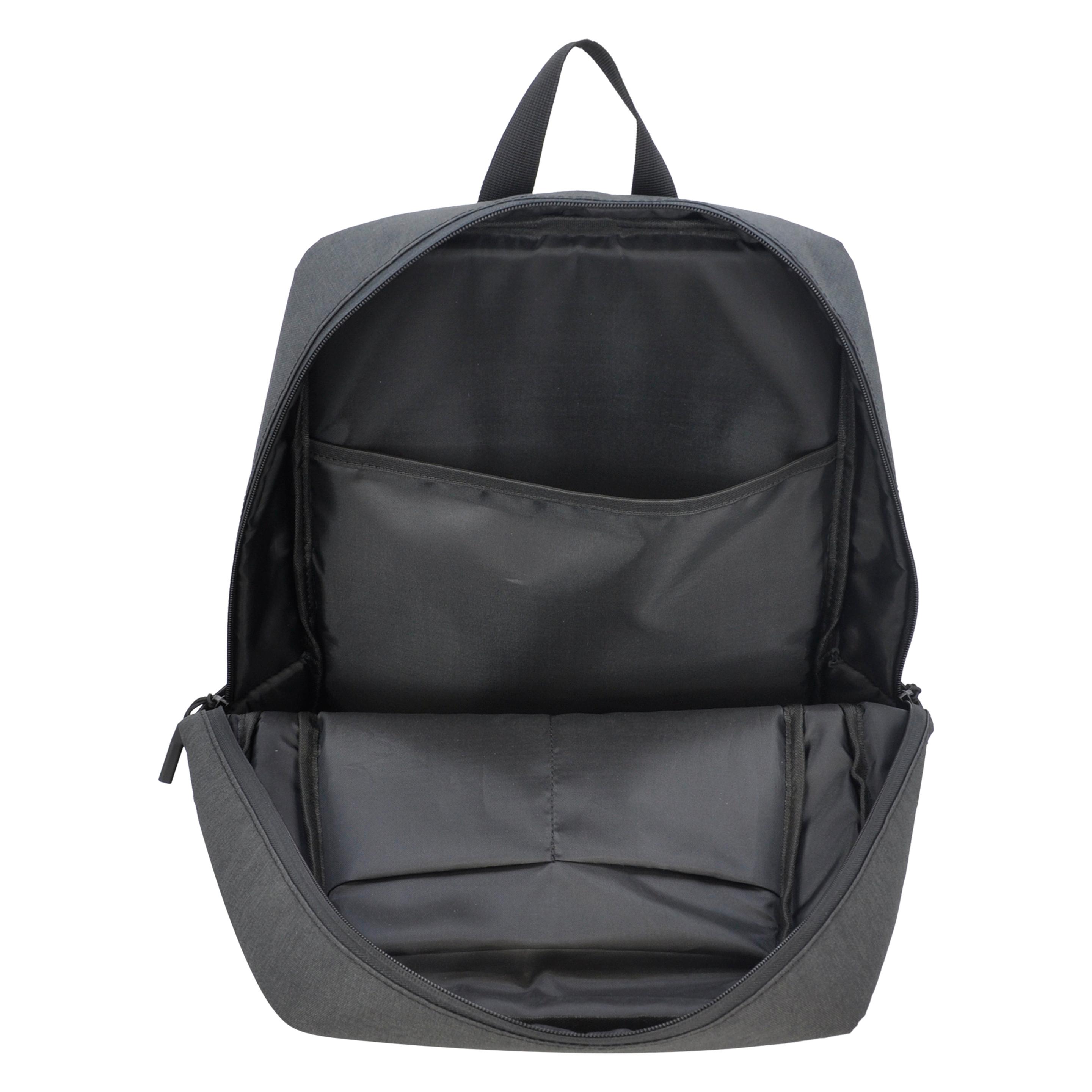 Deltaco Backpack, for 15-16" laptops, fabric, dark grey (16", Universal) (NV-908-R)