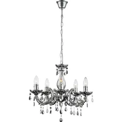 Luster Kronleuchter Schlaf Zimmer Beleuchtung Decken Leuchte Hänge Lampe Globo 63117-5