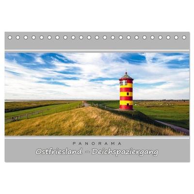 Ostfriesland - Deichspaziergang (Tischkalender 2027 DIN A5 quer), CALVENDO Monatskalender