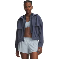 UNDER ARMOUR Performance Fleece Kapuzenjacke Damen 044 - downpour gray/downpour gray M