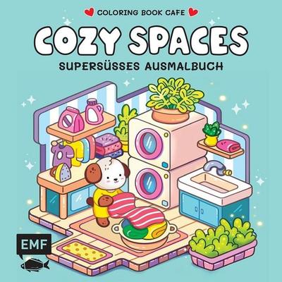 Cozy Coloring – Cozy Spaces, Taschenbuch von , Edition Michael Fischer / EMF Verlag, 978-3-7459-3238-6