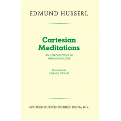 Cartesian Meditations, Fachbücher von Edmund Husserl